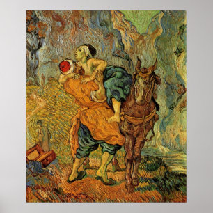 De barmhartige Samaritaan door Vincent van Gogh Poster