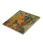 De barmhartige Samaritaan van Vincent van Gogh Tegeltje (Zijkant)