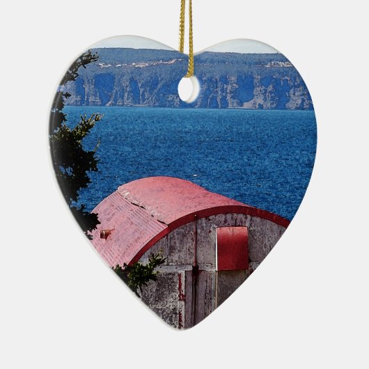 De Barn Keramisch Ornament (Rechts)