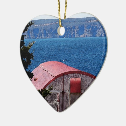 De Barn Keramisch Ornament (Links)