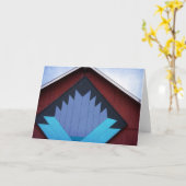 De Barn Quilt Kaart (Gele Bloem)