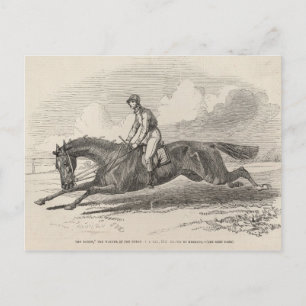 De Baron, de winnaar van de Grote St. Leger Briefkaart