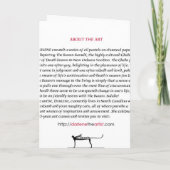 De baron Samedi verwacht u Kaart (Achterkant)