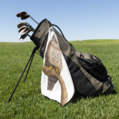 De Barred Owl Golf Towel Golfhanddoek (Groen)