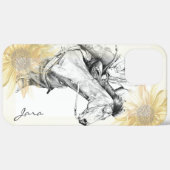 De Barrel Racer (zonnebloemen) Case-Mate iPhone Case (Achterkant / Rechts)