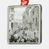 De Barricade Metalen Ornament (Links)