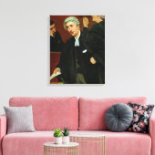 De barrister canvas afdruk (Insitu (Woonkamer))