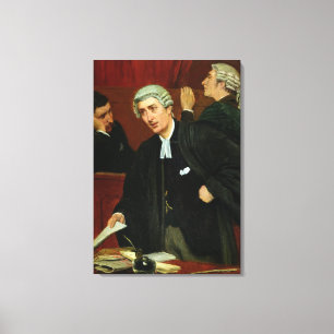 De barrister canvas afdruk
