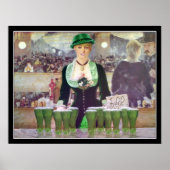 De Bartender verkoopt $1 groene bier Poster (Voorkant)
