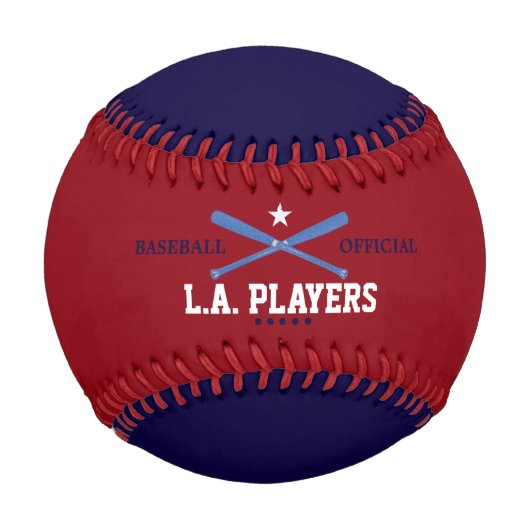 De Baseball balle personnalisée en équipe (Devant)