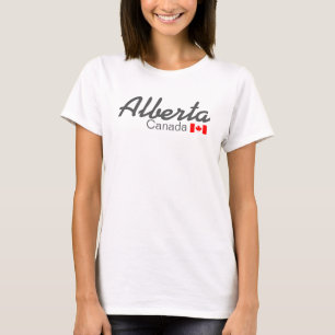 De BasisT-shirt van de Vrouwen van Alberta, Canada T-shirt