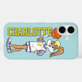 De basketbal van Lola Case-Mate iPhone Case (Achterkant (horizontaal))