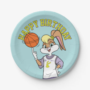 De basketbal van Lola Papieren Bordje