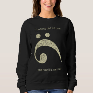 De basklep viel om en nu is het triest grappig trui