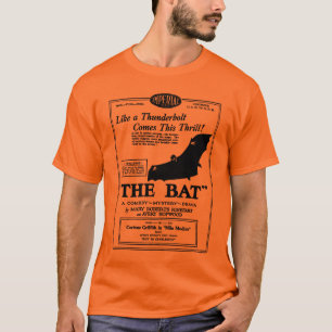 De Bat 1926 mysterie-comedy stomme film T-shirt