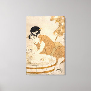 De Bath, Edo-periode Canvas Afdruk