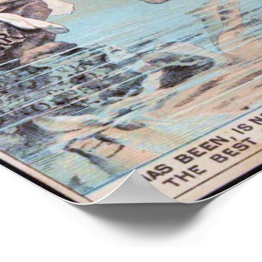 De Bath Lady Cigar Ad Poster (Hoek)