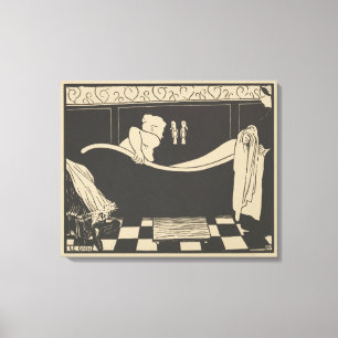 De Bath Le Bain Canvas Afdruk