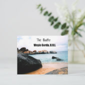 De Baths, Virgin Gorda B.V.I. Briefkaart (Staand voorkant)