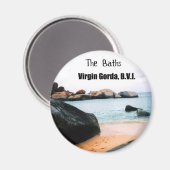 De Baths, Virgin Gorda B.V.I. Magneet (Voorkant / Achterkant)