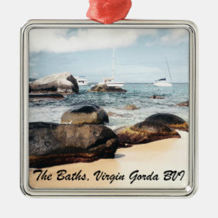 De Baths, Virgin Gorda B.V.I. Metalen Ornament