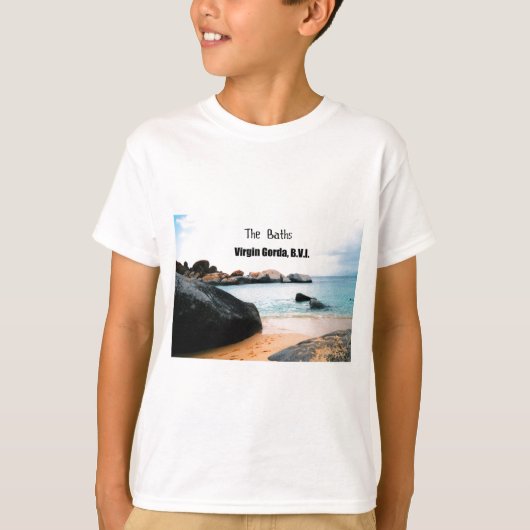 De Baths, Virgin Gorda B.V.I. T-shirt (Voorkant)