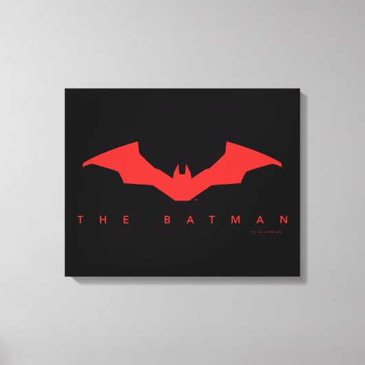 De Batman Bat Logo Canvas Afdruk (Voorkant)