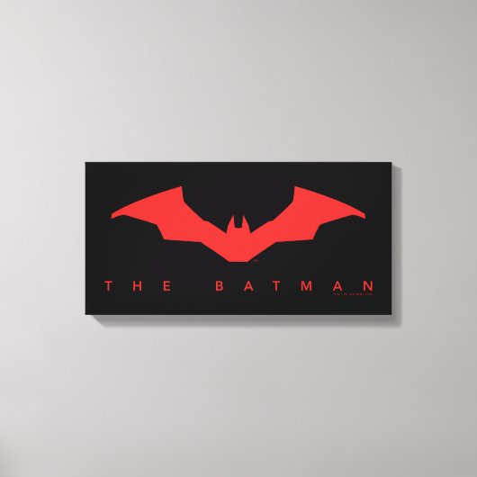 De Batman Bat Logo Canvas Afdruk (Voorkant)