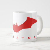 De Batman Bat Logo Extra Grote Beker (Voorkant rechts)