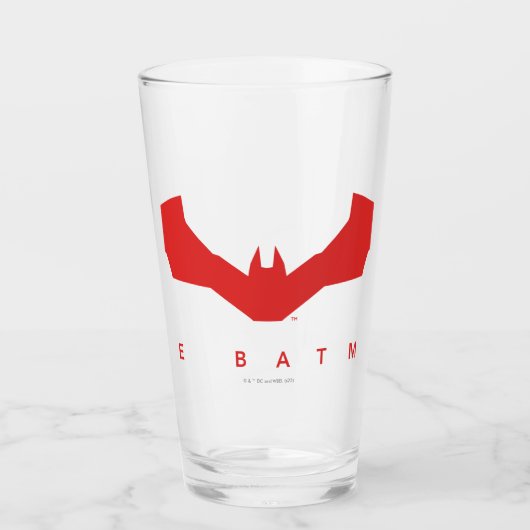 De Batman Bat Logo Glas (Voorkant)
