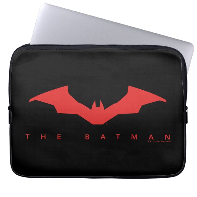 De Batman Bat Logo Laptop Sleeve (Voorkant)