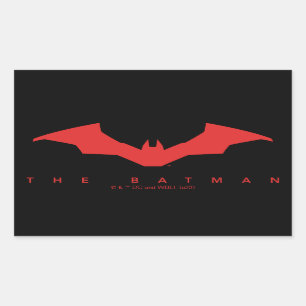 De Batman Bat Logo Rechthoekige Sticker