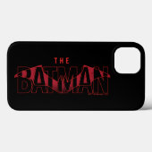 De Batman Bat Overlay-Logo Case-Mate iPhone Case (Achterkant (horizontaal))