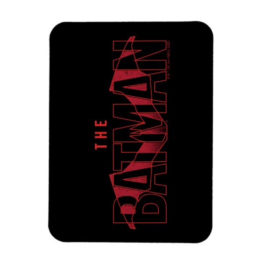 De Batman Bat Overlay-Logo Magneet (Verticaal)