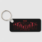 De Batman Bat Overlay-Logo Sleutelhanger (Achterkant)