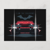 De Batman Batmobile - ik ben de schaduwen Briefkaart (Voorkant)