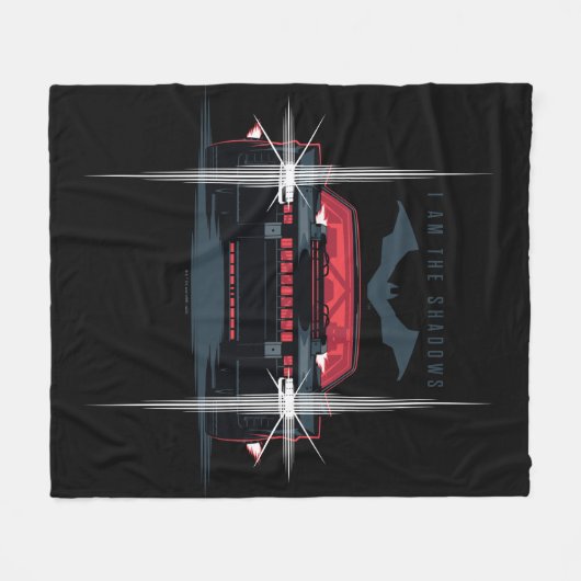 De Batman Batmobile - ik ben de schaduwen Fleece Deken (Voorkant (Horizontaal))