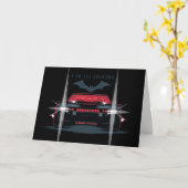 De Batman Batmobile - ik ben de schaduwen Kaart (Gele Bloem)