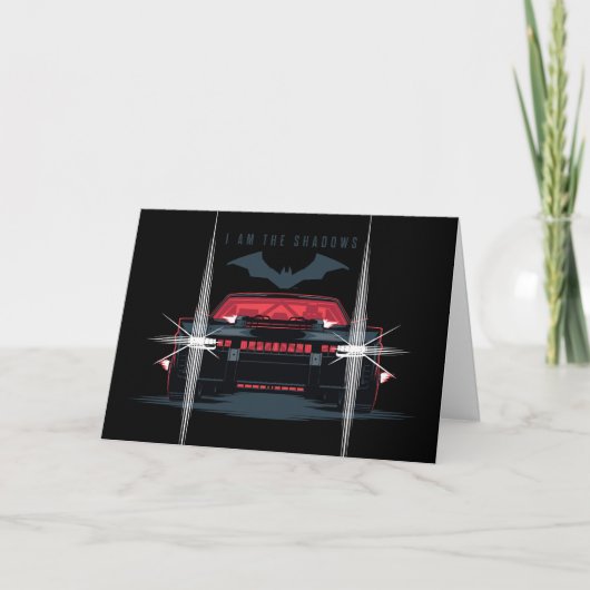 De Batman Batmobile - ik ben de schaduwen Kaart (Voorkant)