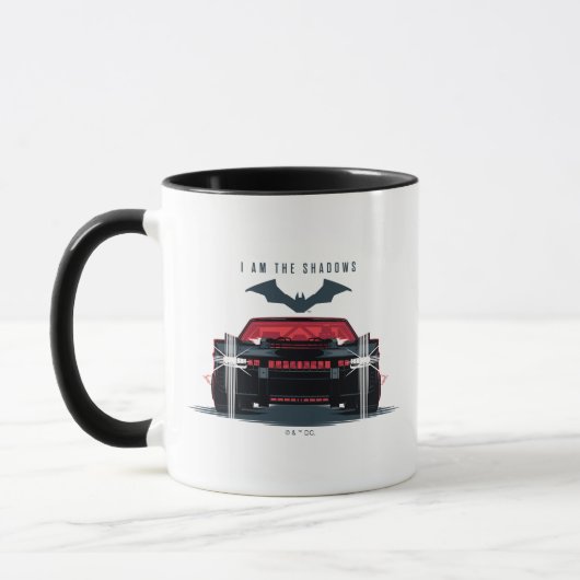 De Batman Batmobile - ik ben de schaduwen Mok (Links)