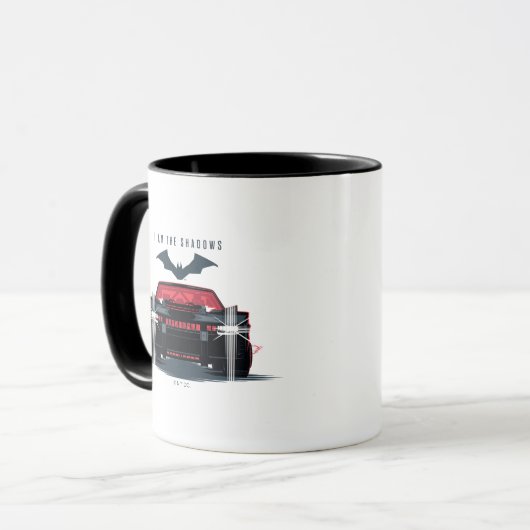 De Batman Batmobile - ik ben de schaduwen Mok (Voorkant links)