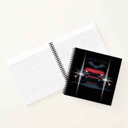De Batman Batmobile - ik ben de schaduwen Notitieboek (Binnen)