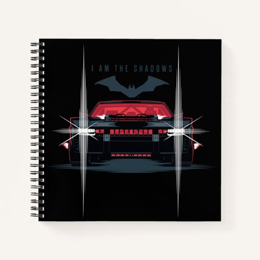 De Batman Batmobile - ik ben de schaduwen Notitieboek (Voorkant)