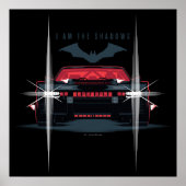 De Batman Batmobile - ik ben de schaduwen Poster (Voorkant)