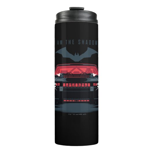 De Batman Batmobile - ik ben de schaduwen Thermosbeker (Voorkant)