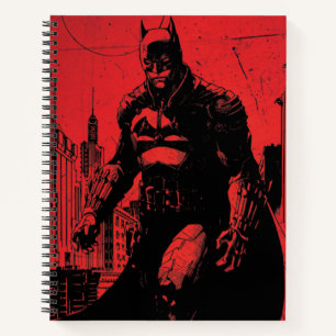 De Batman Comic Book Illustration Notitieboek