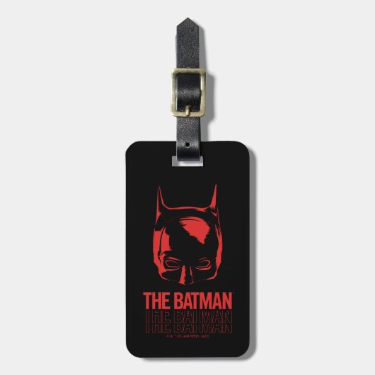 De Batman Cowl Logo Bagagelabel (Voorkant verticaal)