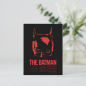 De Batman Cowl Logo Briefkaart (Staand voorkant)