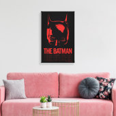 De Batman Cowl Logo Canvas Afdruk (Insitu (Woonkamer))