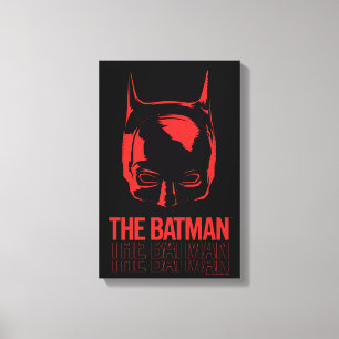 De Batman Cowl Logo Canvas Afdruk